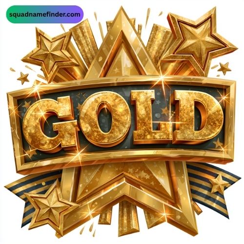 Creative Gold Team Name Ideas