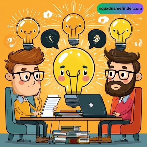 Creative Work Team Name Ideas