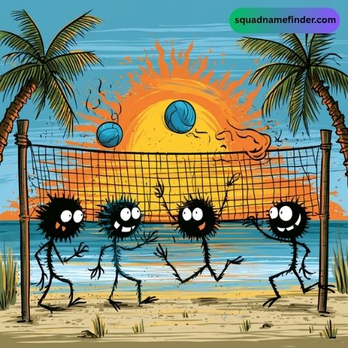 Funny Beach Volleyball Team Names