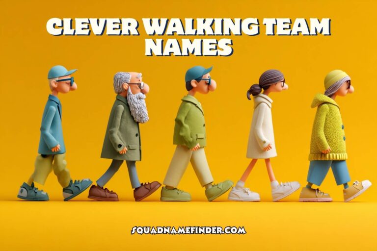 clever walking team names