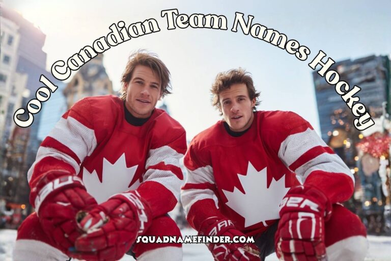 cool canadian team names hockey