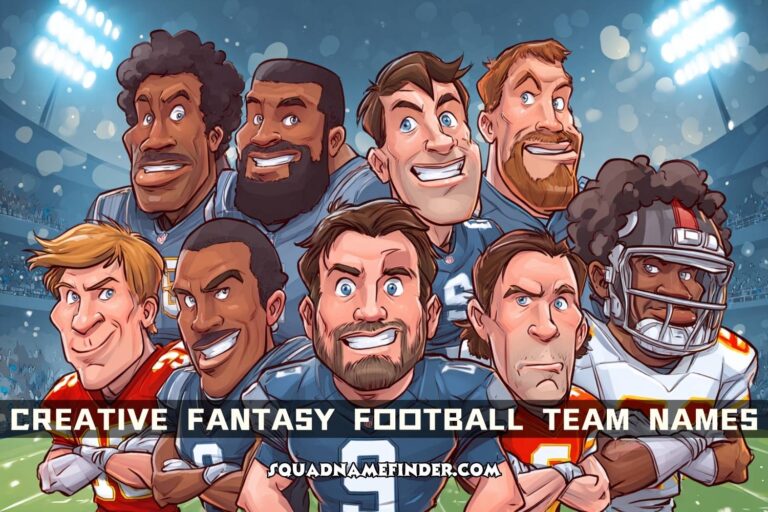 creative fantasy football team names