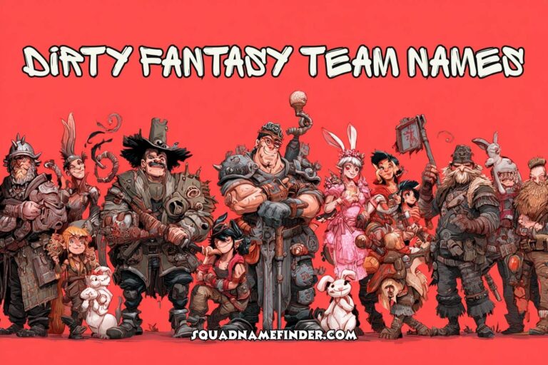 dirty fantasy team names