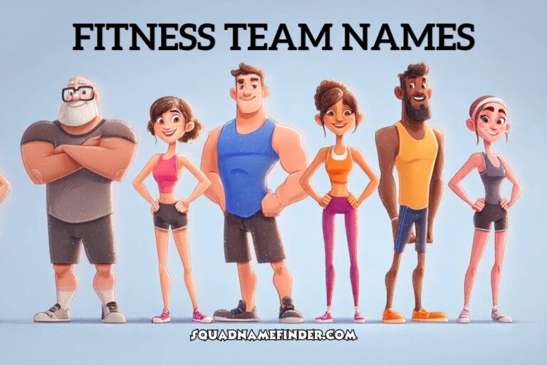 fitness team names