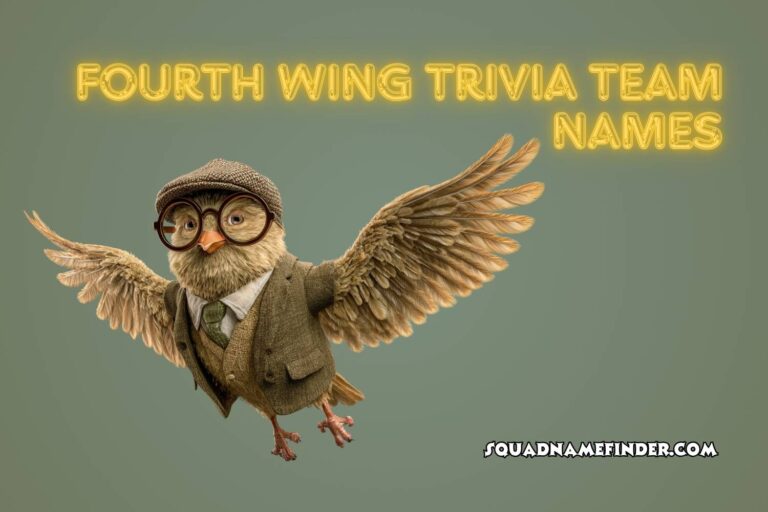 fourth wing trivia team names