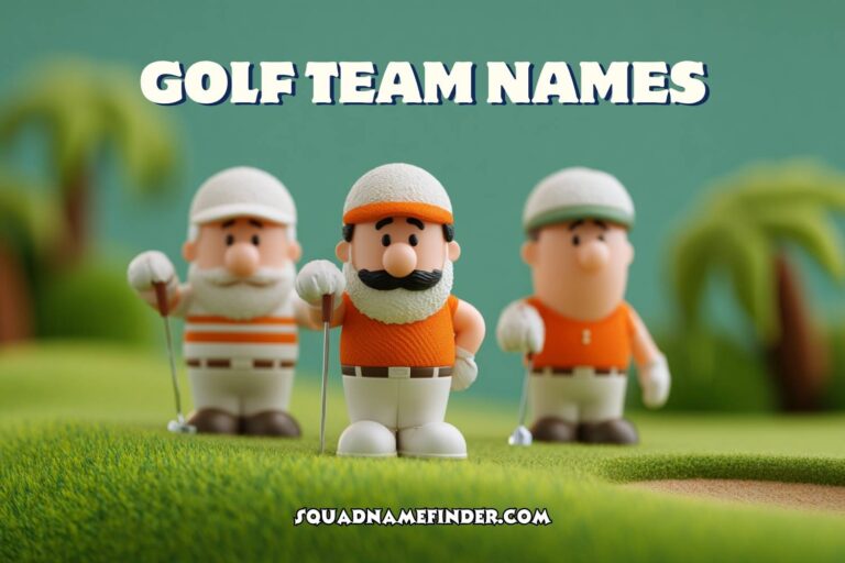 golf team names