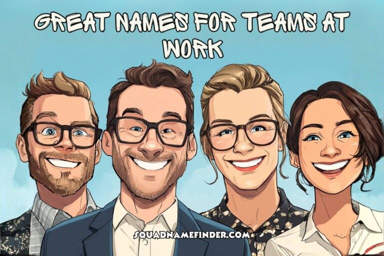 great names for teams at work
