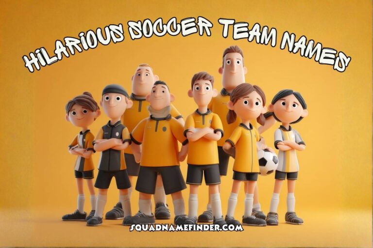hilarious soccer team names