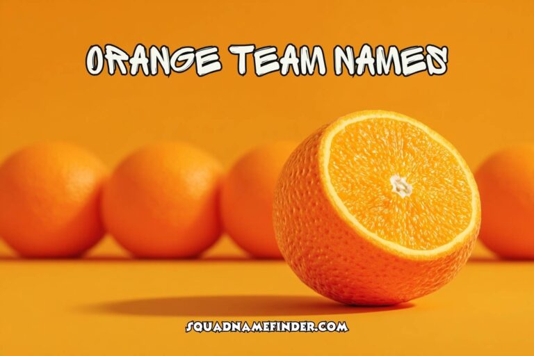 orange team names