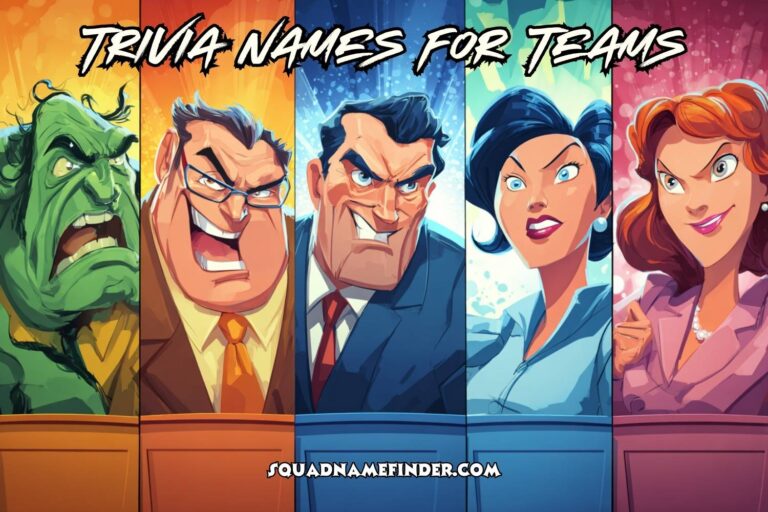 trivia names for teams