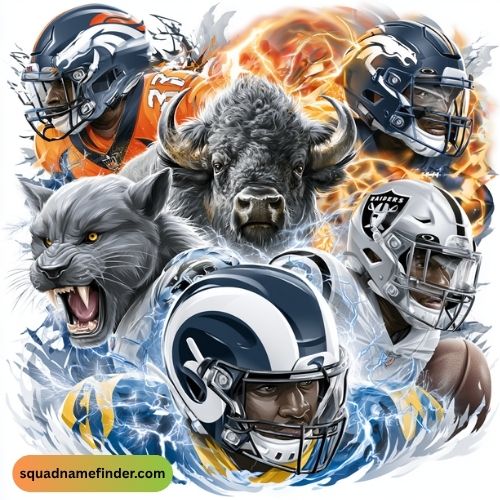AFC West NFL Team Names