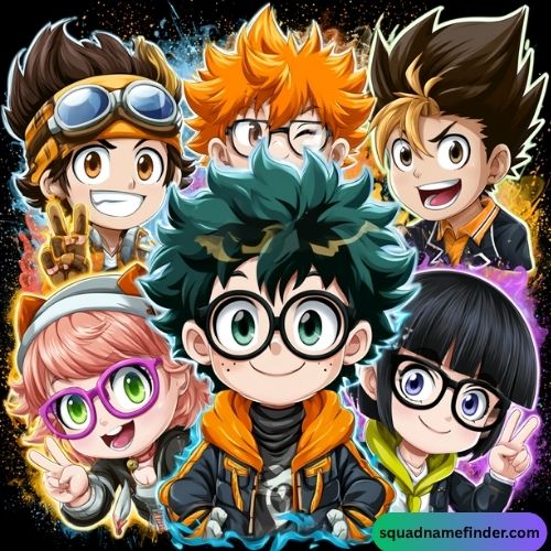 Funny Anime Team Names