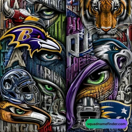 NFL Team Names by Division