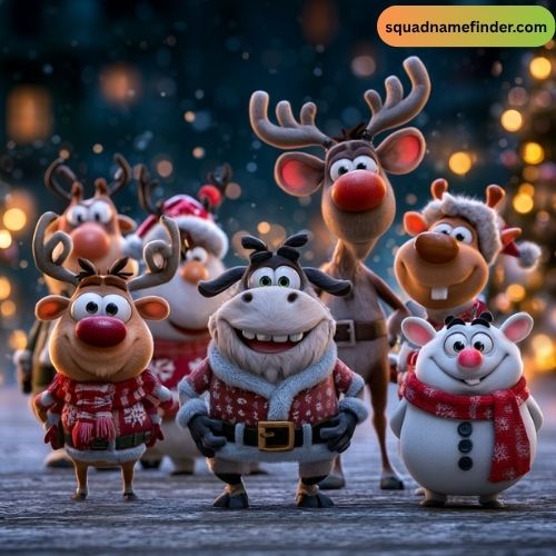 Naughty Christmas Team Names for Adults