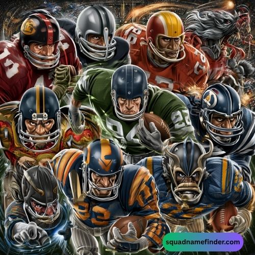Vintage NFL Team Names from the Early Football Era