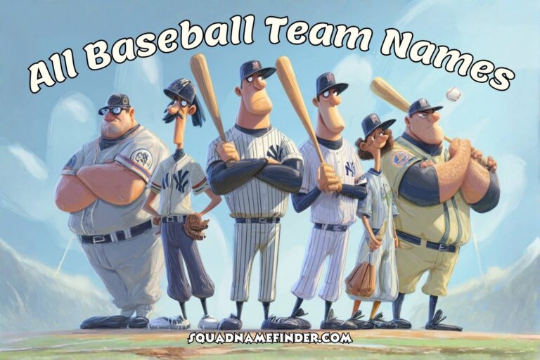 all baseball team names