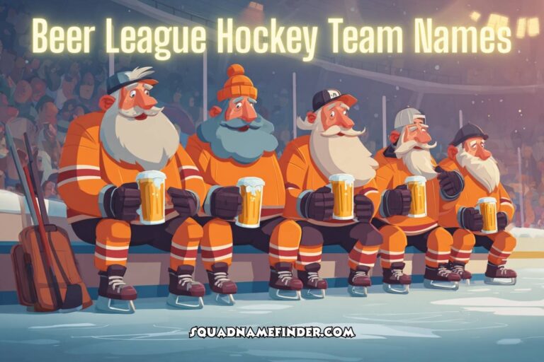 beer league hockey team names