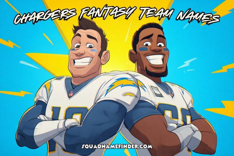 chargers fantasy team names