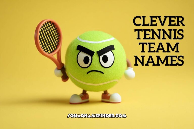 clever tennis team names