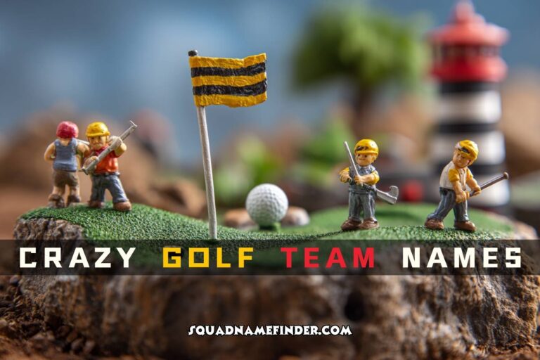 crazy golf team names
