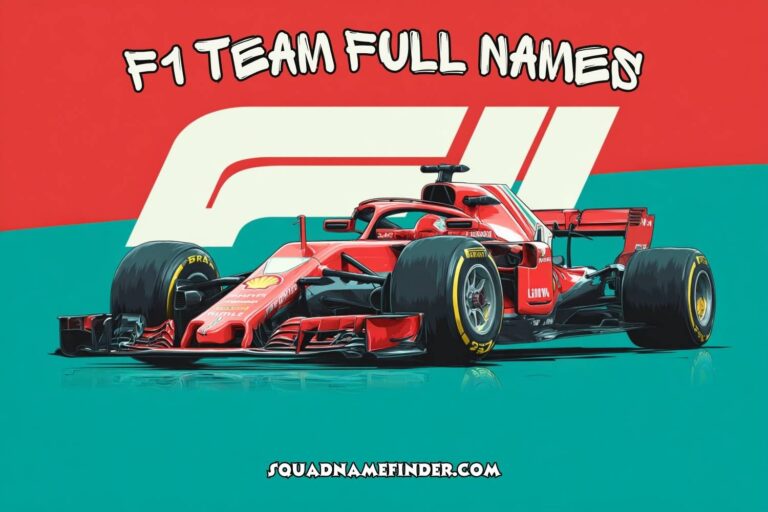 f1 team full names