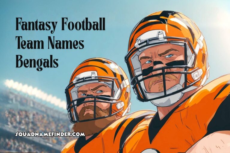 fantasy football team names bengals