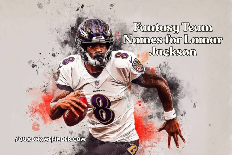 fantasy team names for lamar jackson