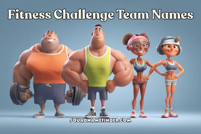 fitness challenge team names