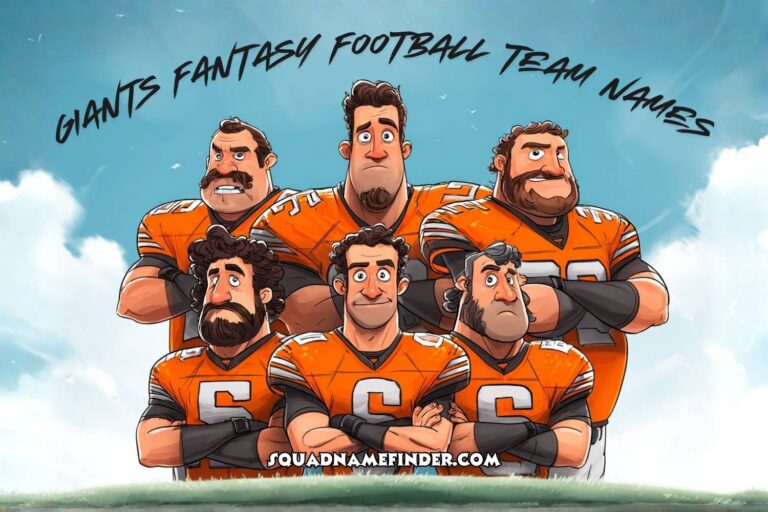 giants fantasy football team names