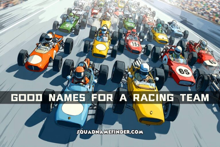 good names for a racing team