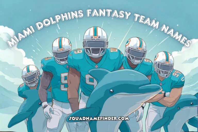 miami dolphins fantasy team names