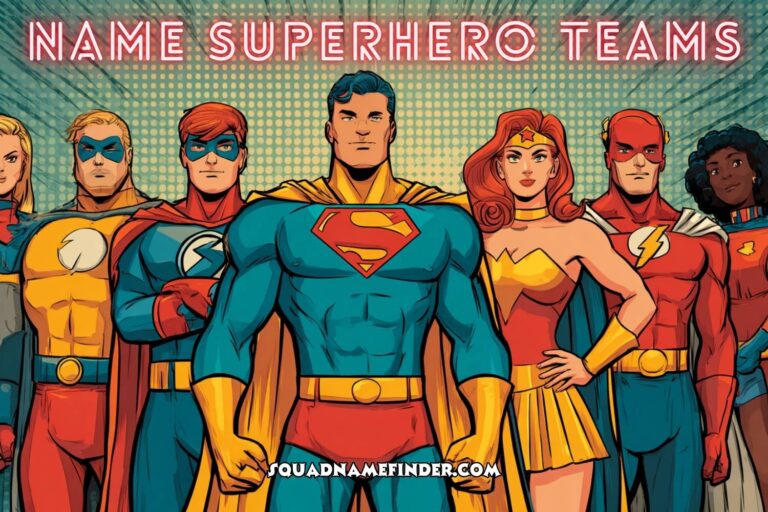 name superhero teams