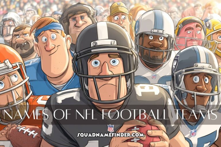 names of nfl football teams