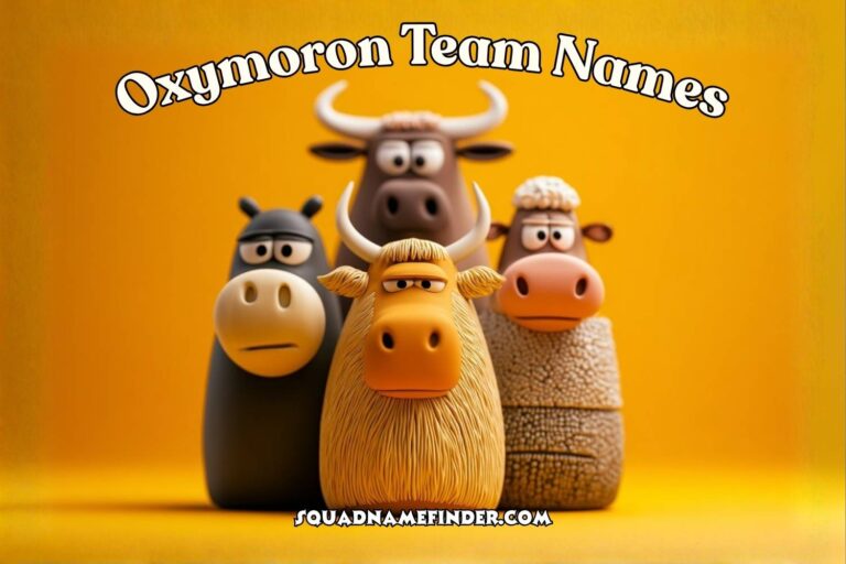 oxymoron team names