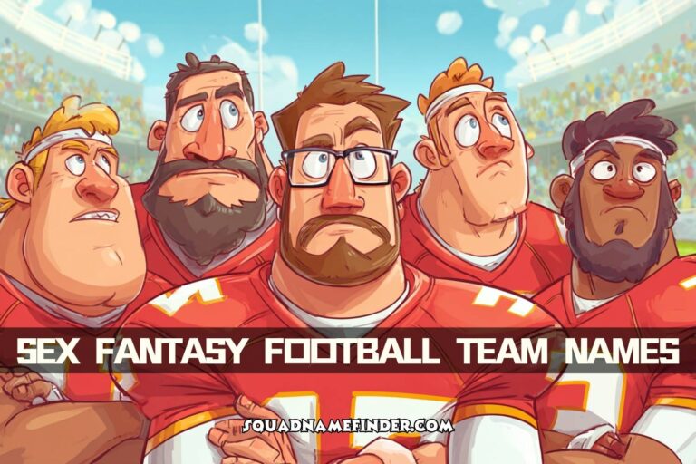 sex fantasy football team names