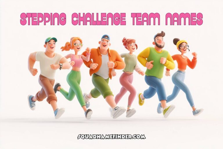 stepping challenge team names