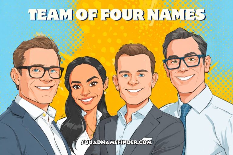 team of four names