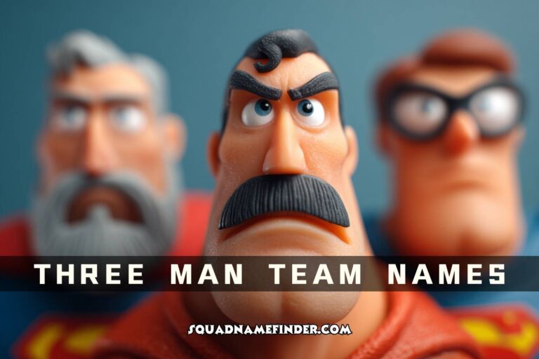 three man team names