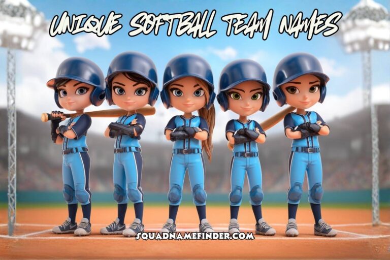unique softball team names