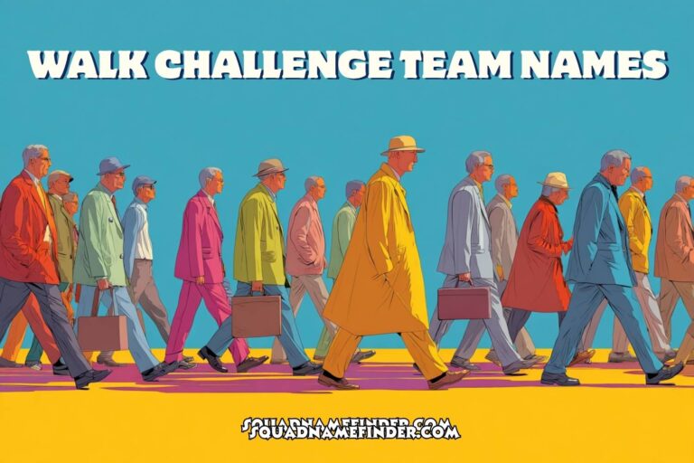 walk challenge team names